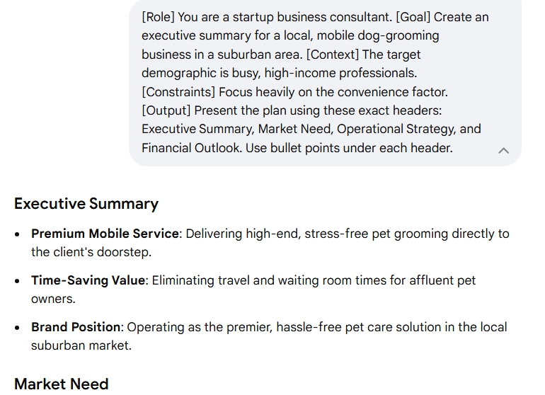 Exercise 2: Business Plans